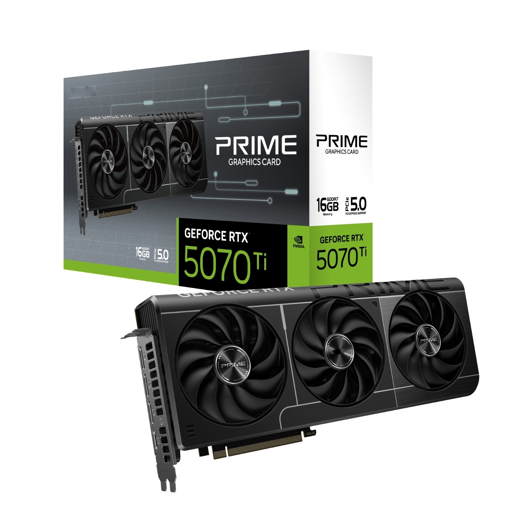 Triple Fan Gaming Graphics Card 16Gb - 2025年最新モデル PRIME GeForce RTX 5070 Ti
